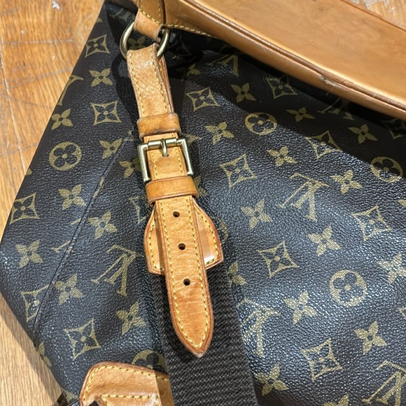 Authentic LOUIS VUITTON LV Monogram Monsouris GM Backpack Rucksack Daypack Brown - Picture 10 of 11